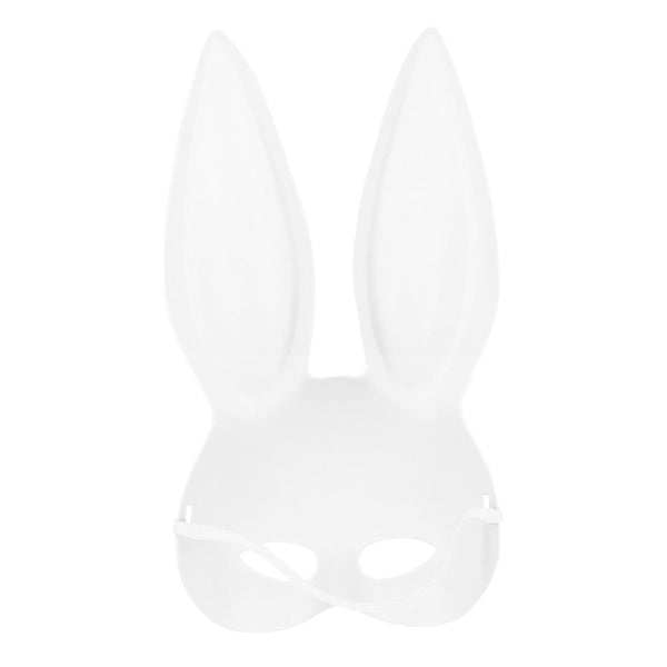 Halbmaske Hase | Schwarz oder Weiß