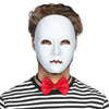 Gesichtsmaske Mime - Verschiedene Farben | Weiß, Schwarz, Silber oder Gold
