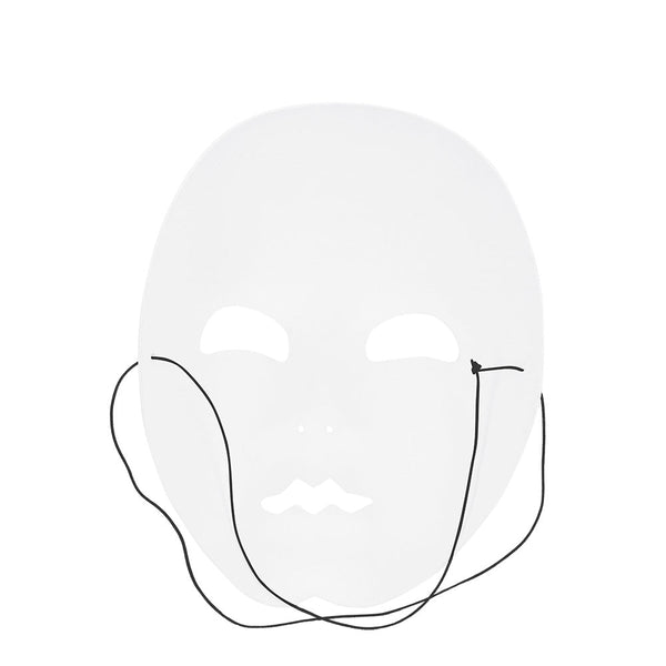 Gesichtsmaske Mime - Verschiedene Farben | Weiß, Schwarz, Silber oder Gold