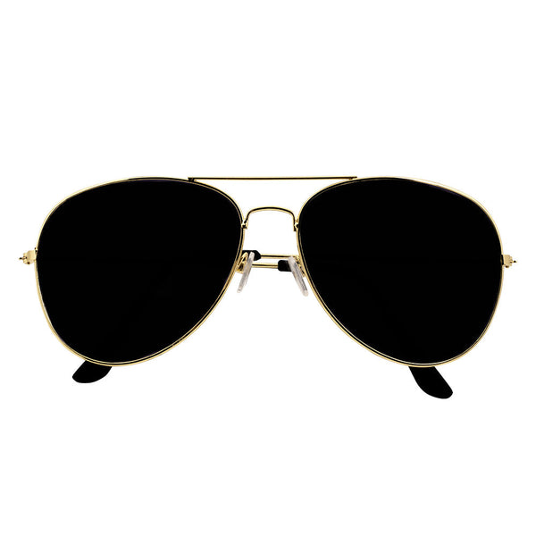 Piloten-Set (Partybrille, Abzeichen und Schulterpolster)