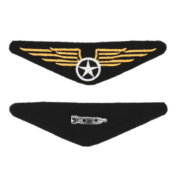 Piloten-Set (Partybrille, Abzeichen und Schulterpolster)