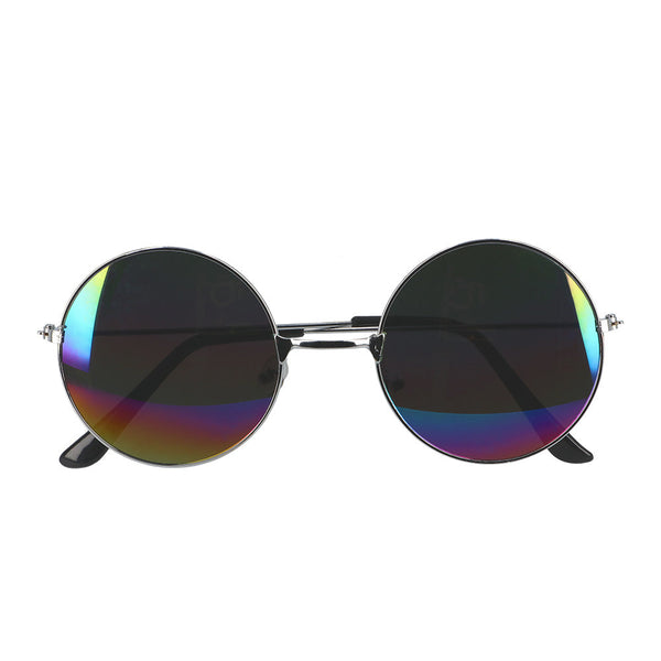 Hippie-Set | (Stirnband, Partybrille, Perücke und Halskette)