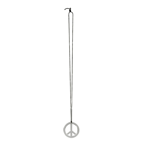 Hippie-Set | (Stirnband, Partybrille, Perücke und Halskette)