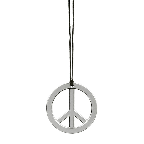 Hippie-Set | (Stirnband, Partybrille, Perücke und Halskette)