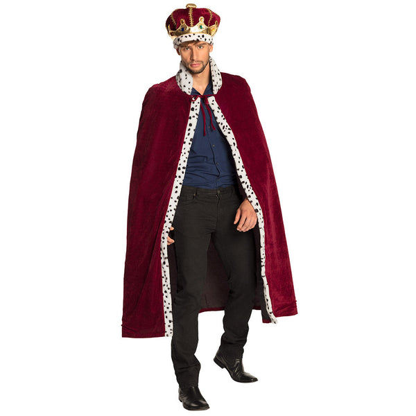 Majestätsset (Hut und Königsmantel 140 cm)