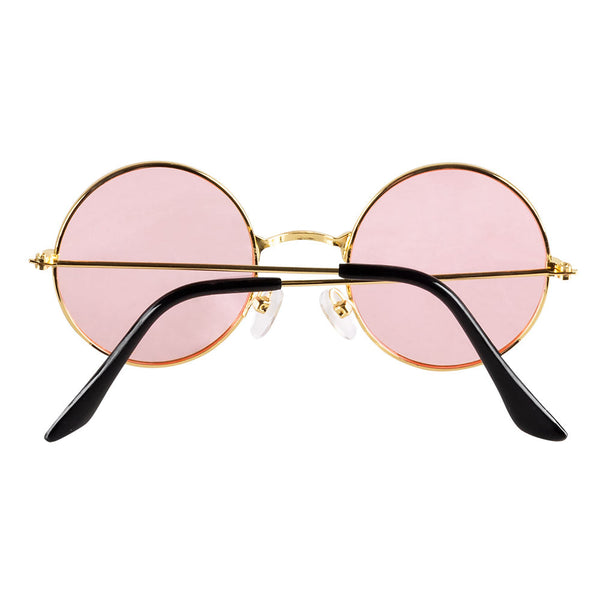 Hippie de luxe Set (Stirnband, Partybrille, Ohrringe und Halskette)