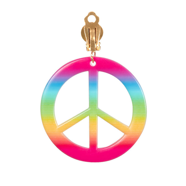 Hippie de luxe Set (Stirnband, Partybrille, Ohrringe und Halskette)