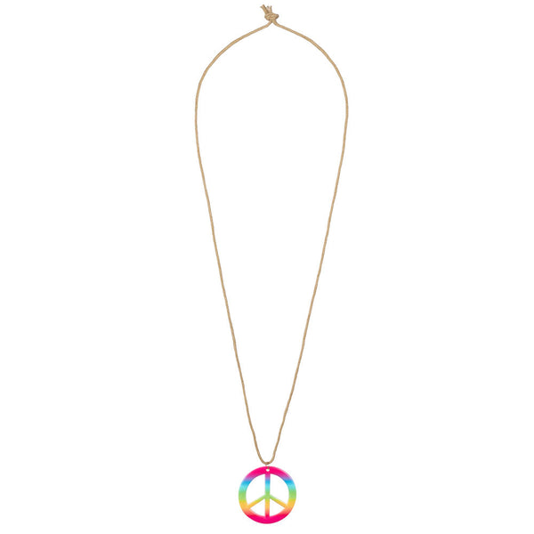 Hippie de luxe Set (Stirnband, Partybrille, Ohrringe und Halskette)