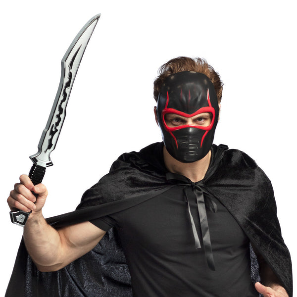 Set Ninja-Kämpfer (Maske und Schwert)