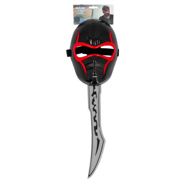 Set Ninja-Kämpfer (Maske und Schwert)