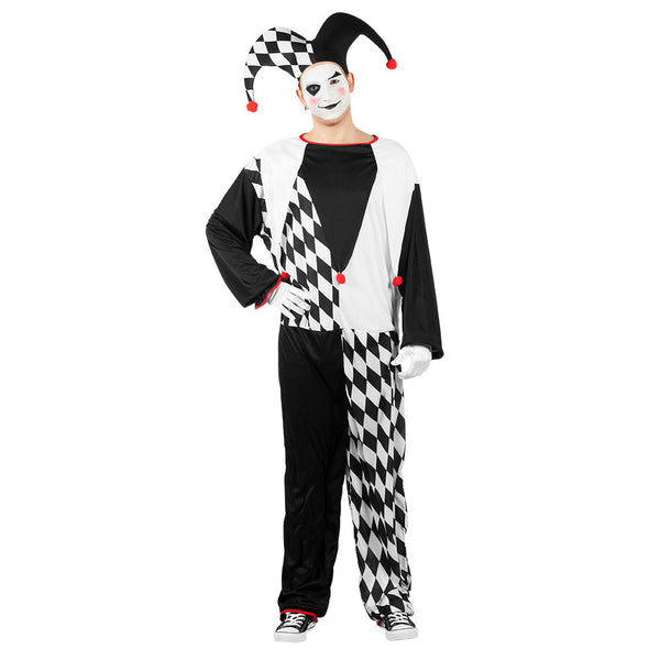 Clownkostüm | Für Herren | Hofnarr