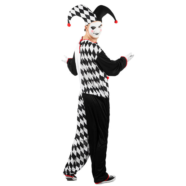 Clownkostüm | Für Herren | Hofnarr