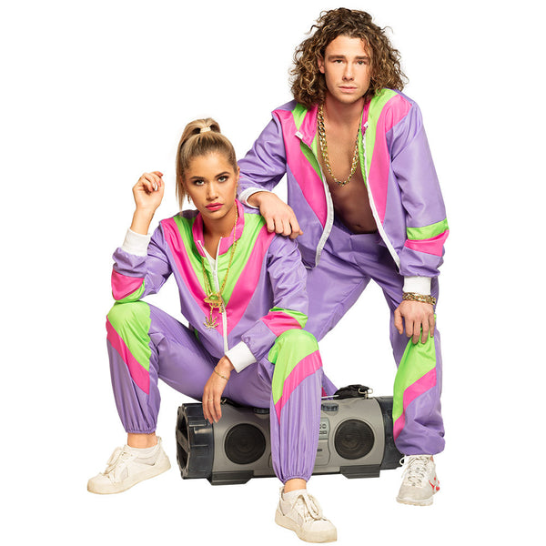 90er Trainingsanzug | Retro Typ | Lila
