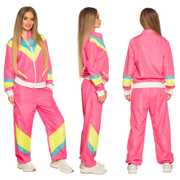 90er Trainingsanzug | Retro Babe | Neonpink