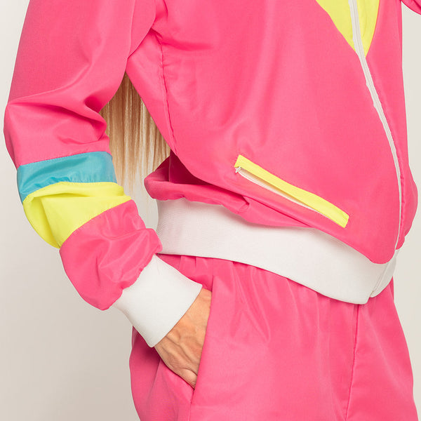 90er Trainingsanzug | Retro Babe | Neonpink