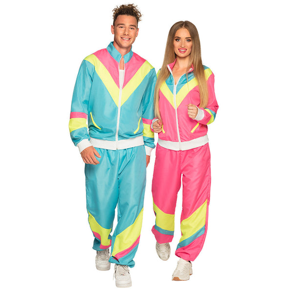 90er Trainingsanzug | Retro Babe | Neonpink