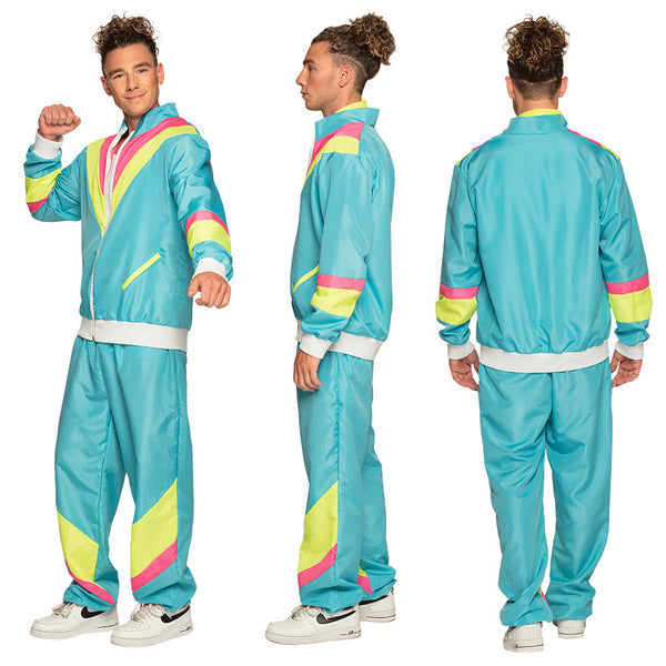 90er Trainingsanzug | Retro Dude | Neonblau