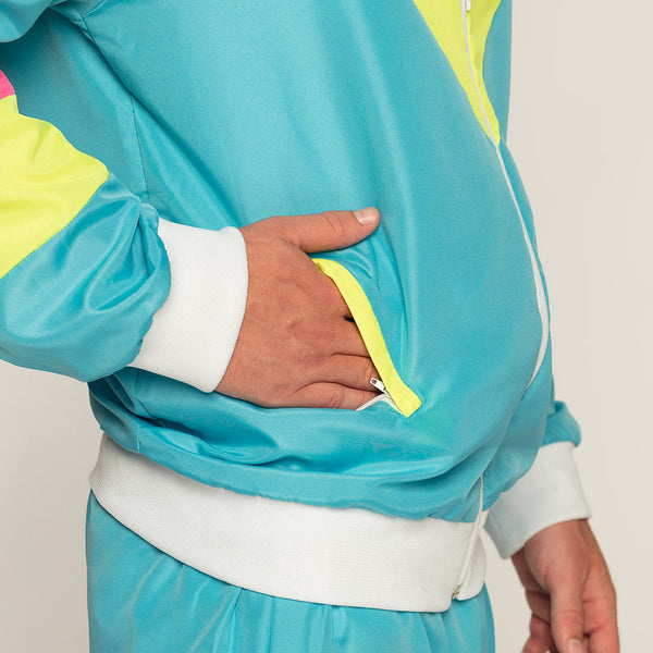 90er Trainingsanzug | Retro Dude | Neonblau