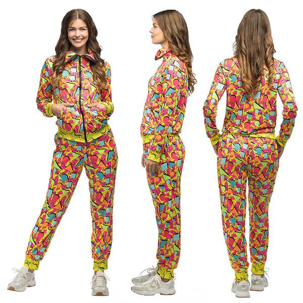 Trainingsanzug Pop Art Babe UV | Premium Qualität