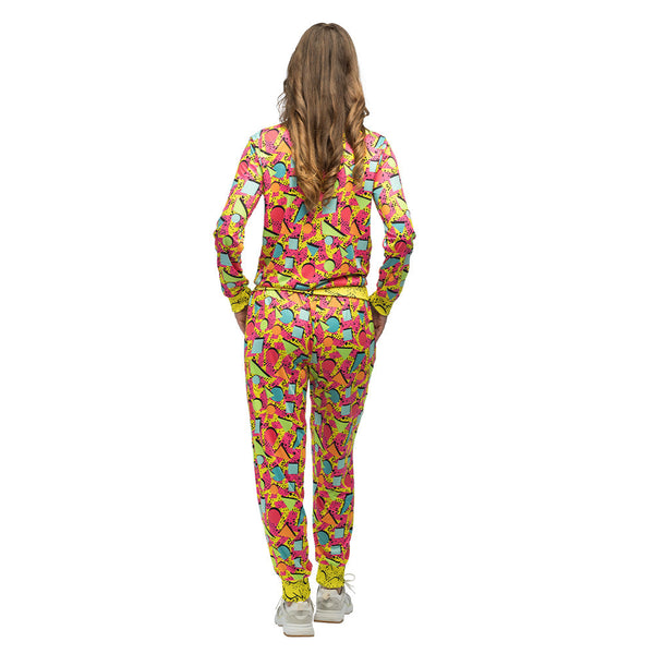 Trainingsanzug Pop Art Babe UV | Premium Qualität