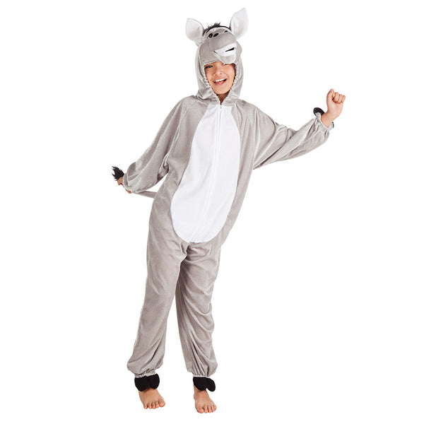 Esel-Onesie | Unisex-Eselkostüm | Für Kinder & Erwachsene