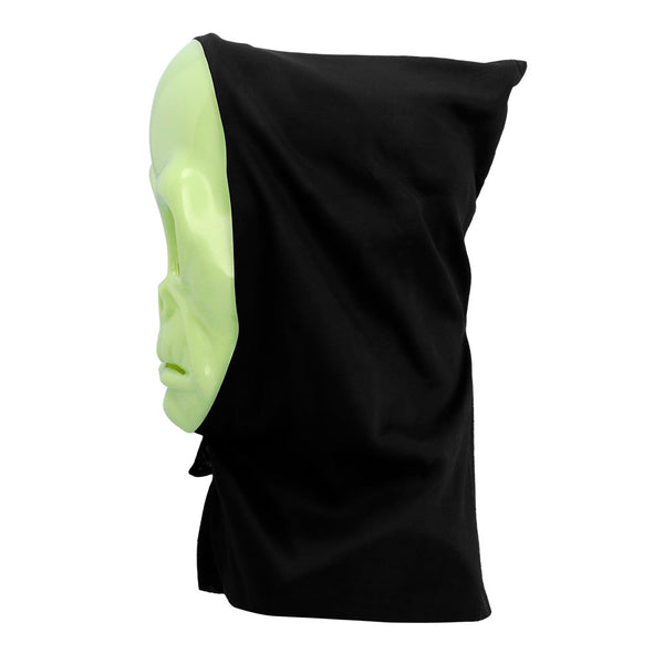 Alien Gesichtsmaske mit Kapuze