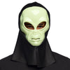 Alien Gesichtsmaske mit Kapuze