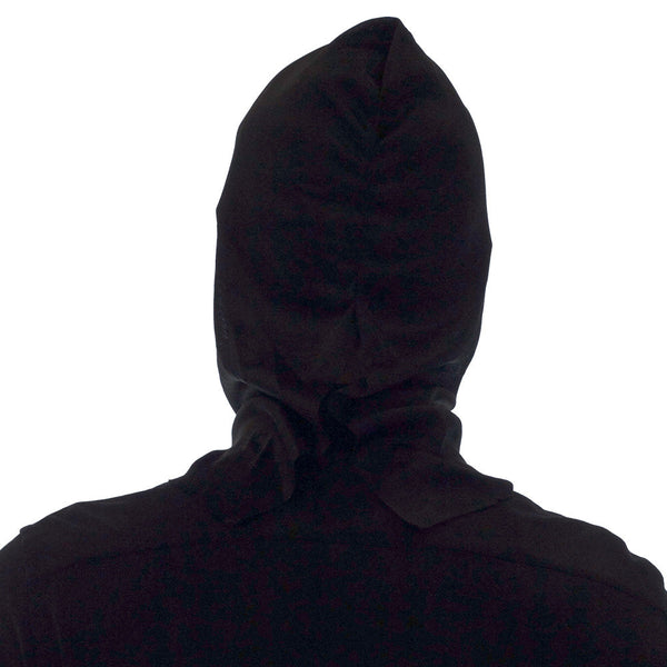 Verrückte Killer Gesichtsmaske mit Kapuze Gold – Psycho Halloween Maske