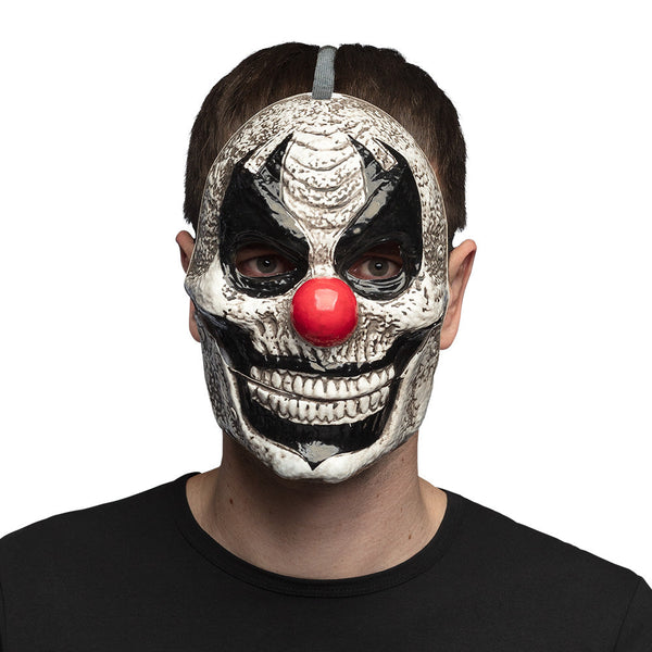 Schreckliche Clown-Gesichtsmaske mit beweglichem Kiefer