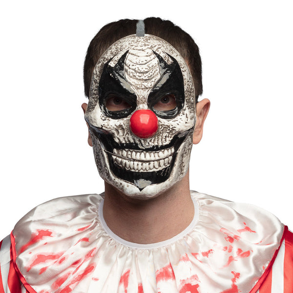 Schreckliche Clown-Gesichtsmaske mit beweglichem Kiefer