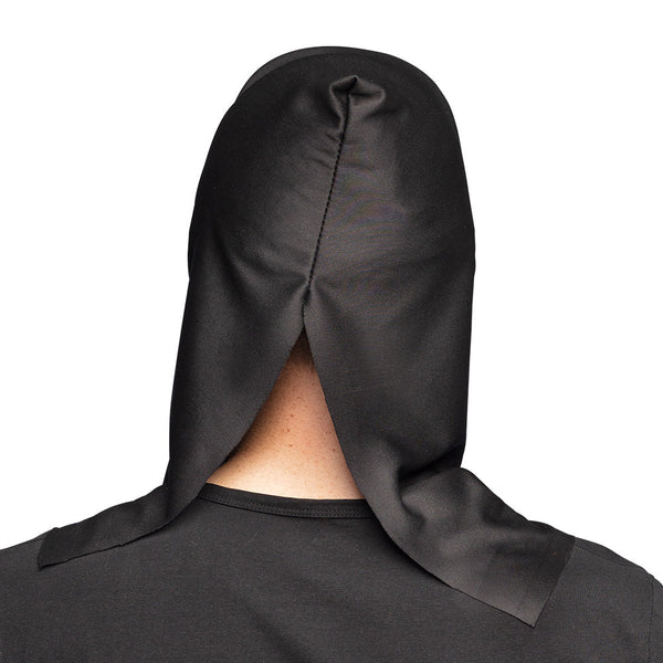 Totenkopf-Perlen-Gesichtsmaske mit Kapuze