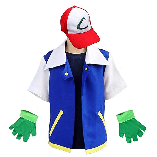 Ash-Kostüm – Für Erwachsene – Pokemon-Verkleidung