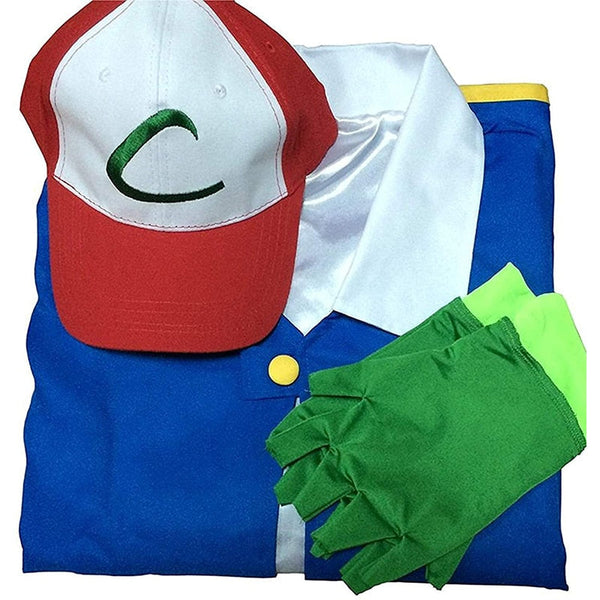 Ash-Kostüm – Für Erwachsene – Pokemon-Verkleidung