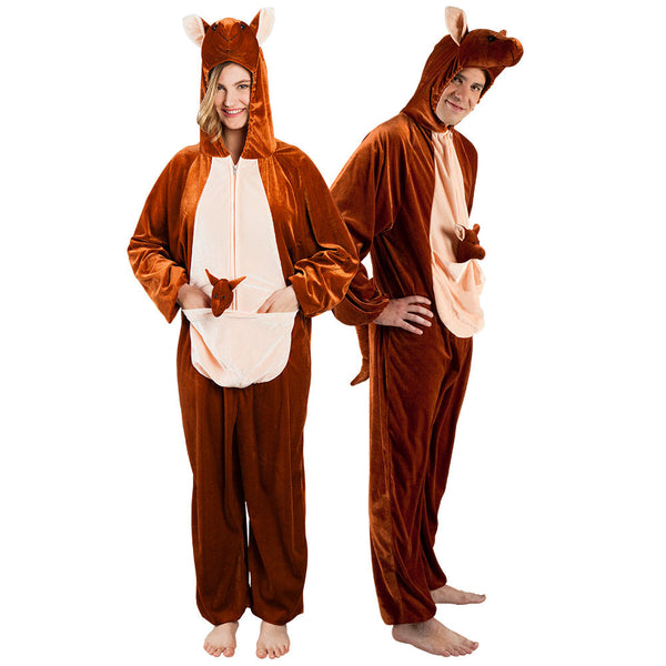 Känguru-Onesie | Unisex | Für Kinder &Erwachsene