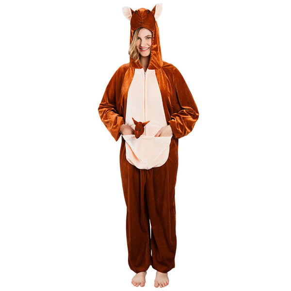 Känguru-Onesie | Unisex | Für Kinder &Erwachsene
