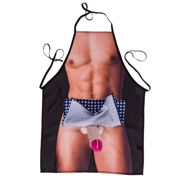 Plüsch-Penis-Schürze | Bringen Sie Spaß in die Küche!