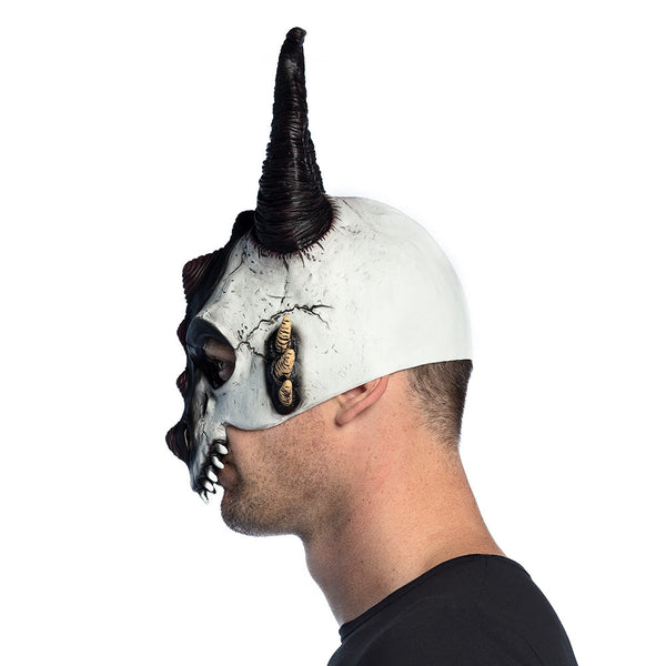 Latex Halbmaske Drachenschädel