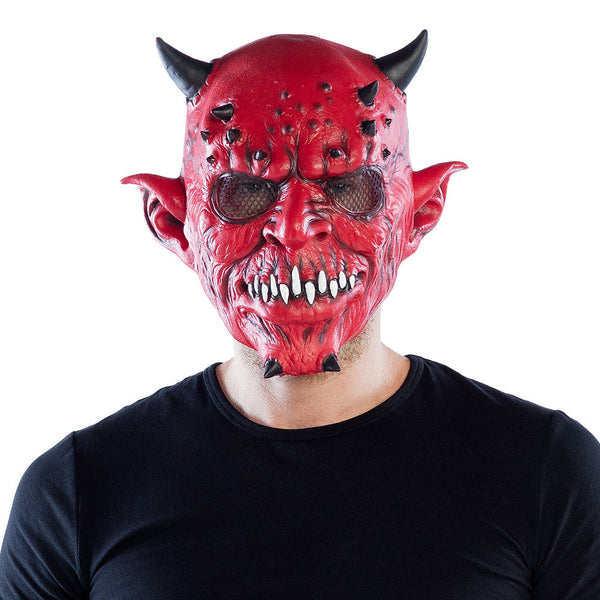 Latex Kopfmaske Gruseliger Teufel