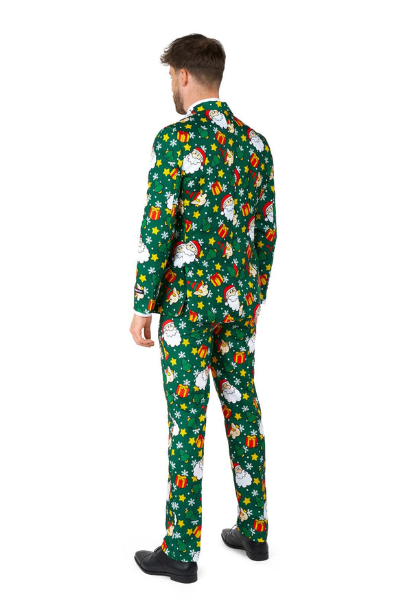 Suitmeister Herrenanzug Santa Elves Grün