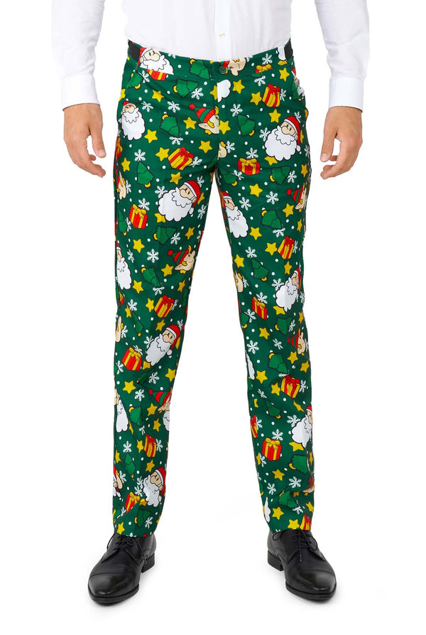 Suitmeister Herrenanzug Santa Elves Grün
