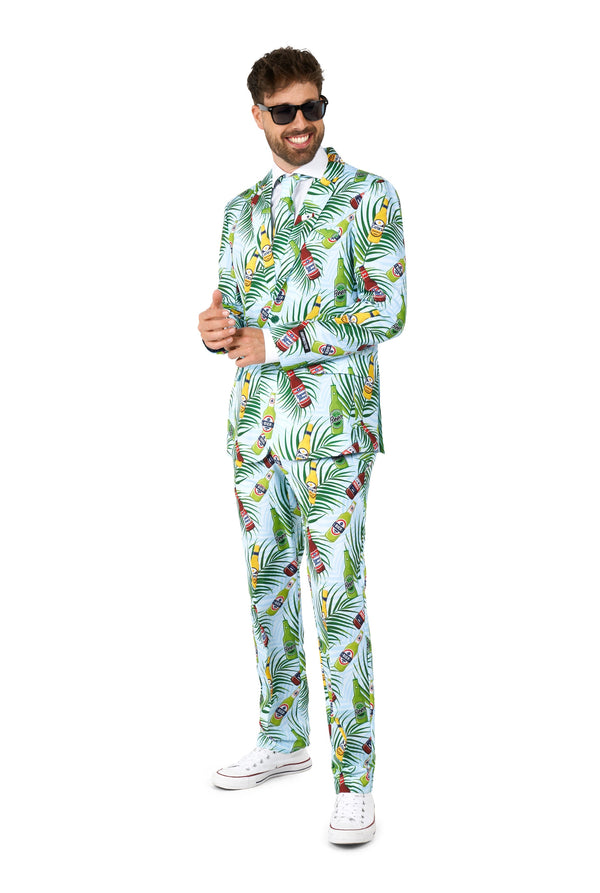Suitmeister | Tropical Beers Blau | Herrenanzug