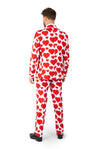 Suitmeister | Love | Herrenanzug mit Herz-Print