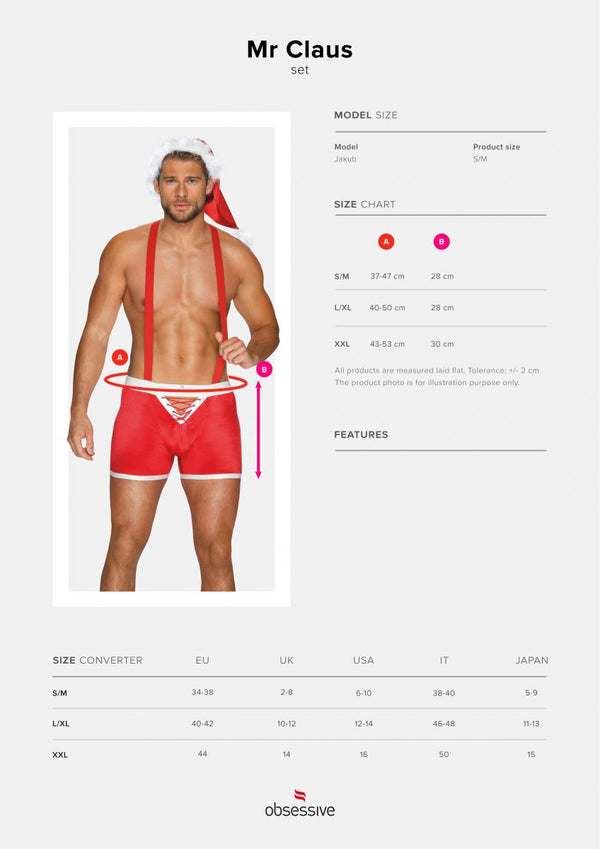 Herr Claus | Sexy Weihnachtskostüm für Männer