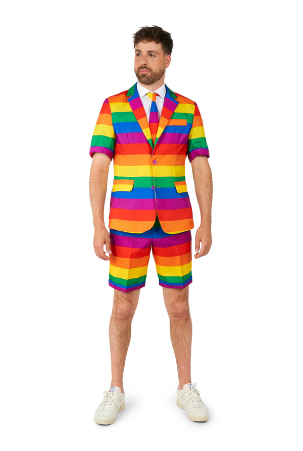 Suitmeister |SOMMER Regenbogen | Herrenanzug | Herrenanzug