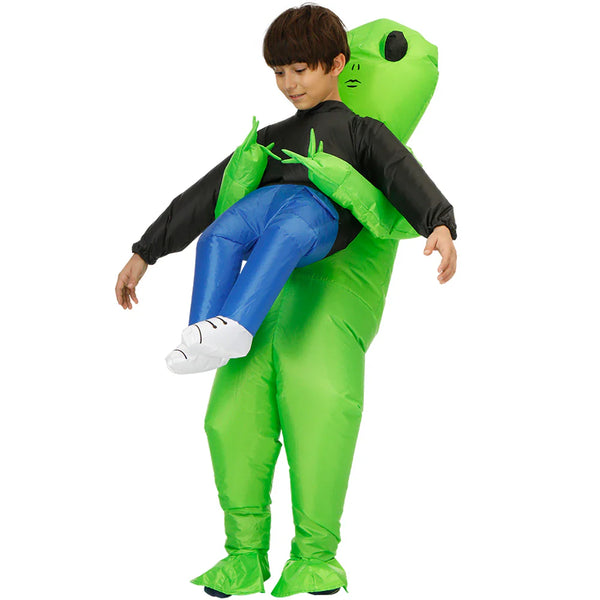 Alien Kostüm - Aufblasbar - Für Kinder & Erwachsene