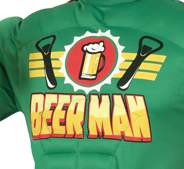Bieranzug-Superhelden Grüne Männer | Werde zum ultimativen Bier-Superhelden!