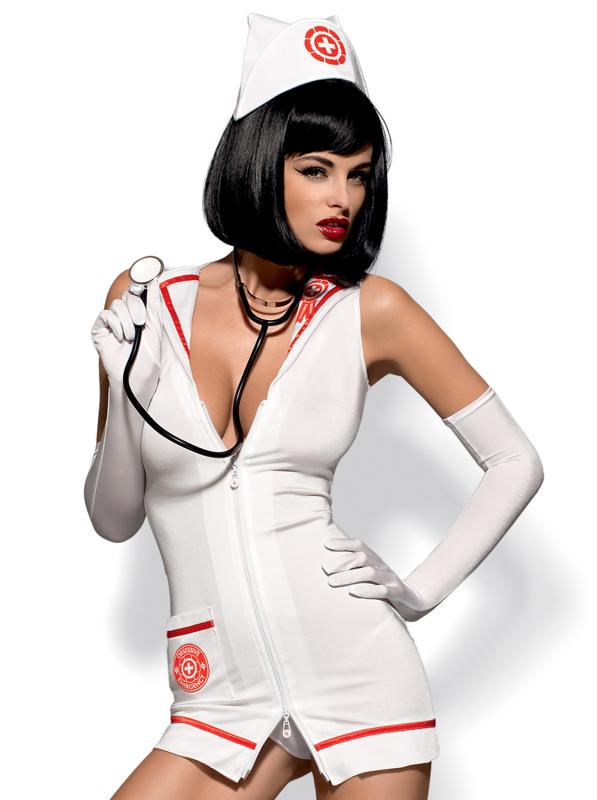 Sexy Krankenschwesterkostüm + Stethoskop