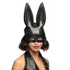 Halbmaske Hase | Schwarz oder Weiß