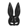 Halbmaske Hase | Schwarz oder Weiß