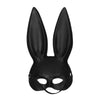 Halbmaske Hase | Schwarz oder Weiß